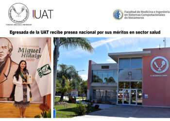Egresada de la UAT recibe presea nacional por sus méritos en sector salud