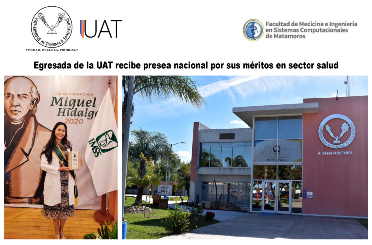 Egresada de la UAT recibe presea nacional por sus méritos en sector salud