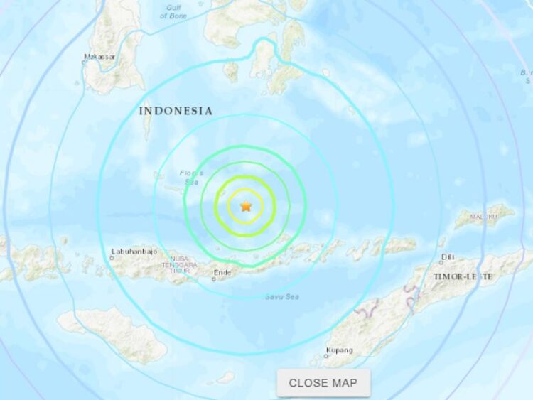 Terremoto de magnitud 7.3 estremece Indonesia; activan alerta de tsunami
