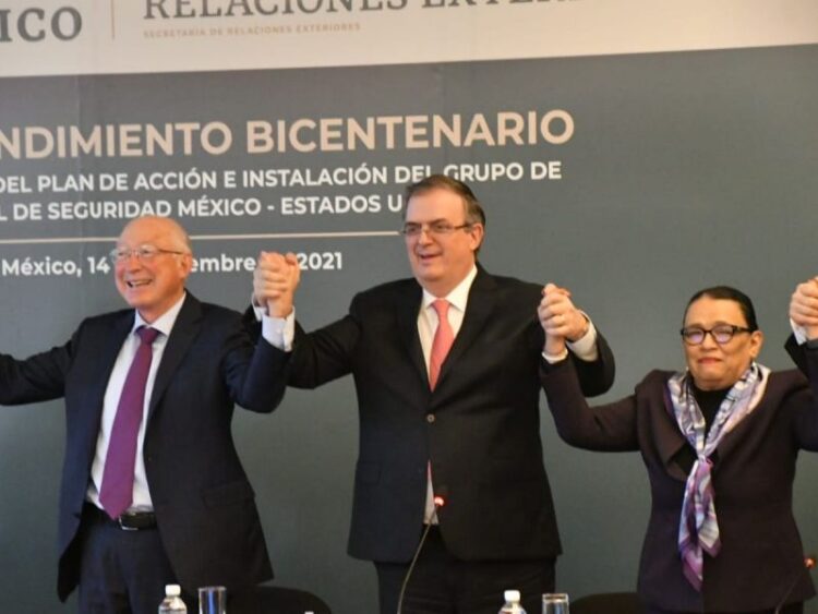 México y EU instalan Grupo de Alto Nivel de Seguridad