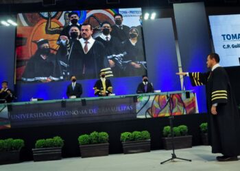 Asume Guillermo Mendoza Rectoría de la Universidad Autónoma de Tamaulipas