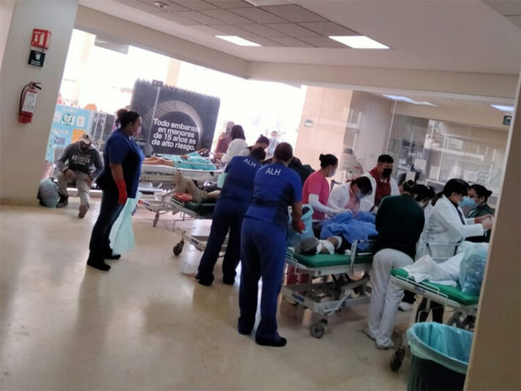 Se registra accidente en aeropuerto de Santa Lucía; reportan varios lesionados