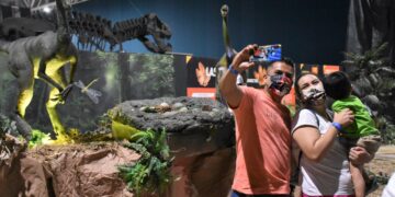 Inauguran en Tampico el museo itinerante “Tierra de Dinosaurios”