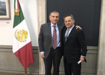 Santiago Nieto se reúne con el secretario de Gobernación