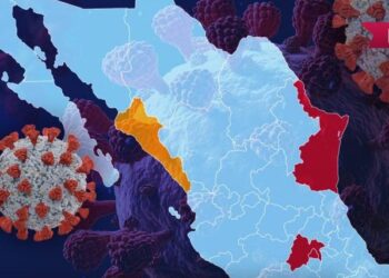 Mapa de casos de Ómicron en México; 3 estados concentran contagios