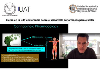 Dictan en la UAT conferencia sobre el desarrollo de fármacos para el dolor