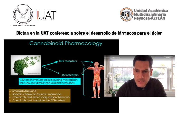 Dictan en la UAT conferencia sobre el desarrollo de fármacos para el dolor