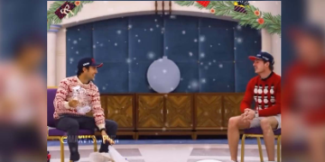 Max Verstappen le entrega a Checo Pérez un regalo muy especial