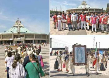 Peregrinos adelantan visita a la Basílica de Guadalupe