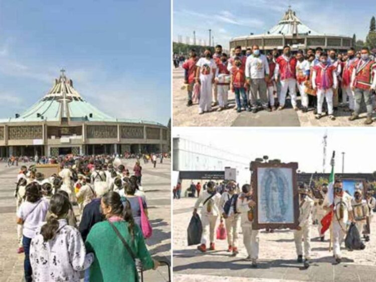 Peregrinos adelantan visita a la Basílica de Guadalupe