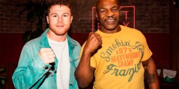 Canelo y Mike Tyson, separados al nacer: Saúl Álvarez noqueó a Caleb Plant con un movimiento de “Iron Mike”