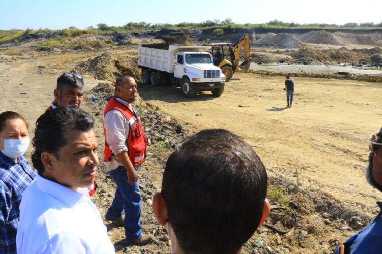 Mejoran operatividad del relleno sanitario en Victoria