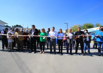 Entrega Gattás obra de vialidad en el sector oriente de Ciudad Victoria.