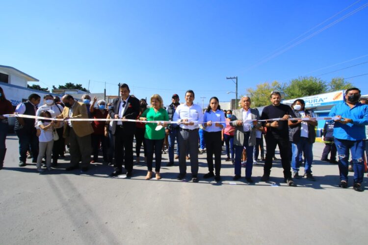 Entrega Gattás obra de vialidad en el sector oriente de Ciudad Victoria.