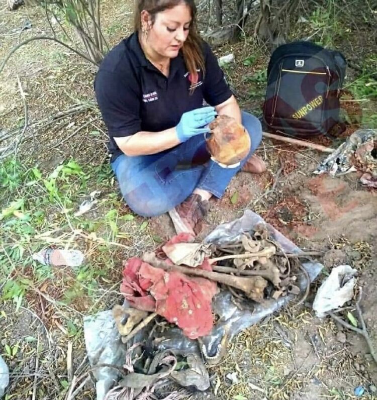 Madre encuentra restos de su hija 2 años despues