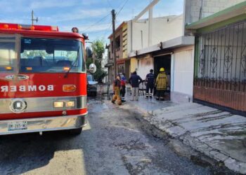 Fuga de gas causa incendio en domicilio