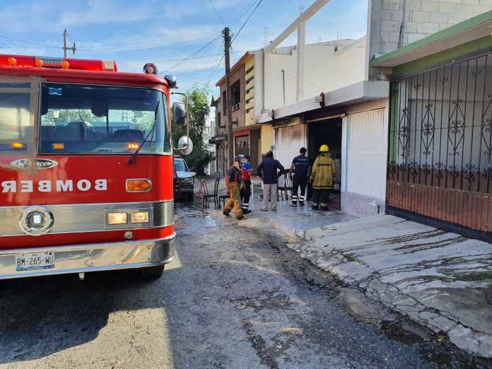 Fuga de gas causa incendio en domicilio
