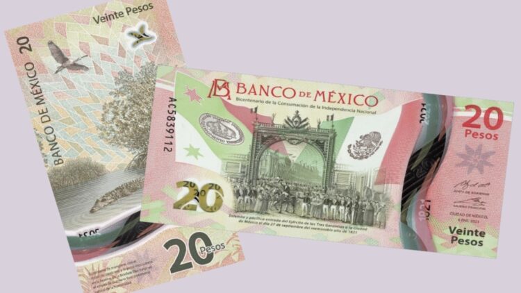 Nuevo billete de 20 pesos gana como el mejor de Latinoamérica
