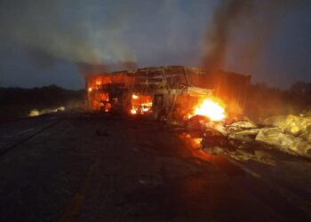 Cuatro muertos y 20 heridos al chocar autobús transpaís con tráiler en San Fernando