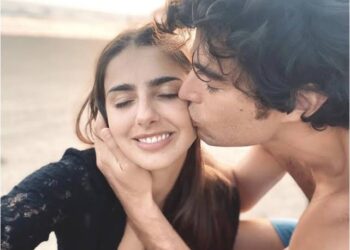 Michelle Renaud y Danilo Carrera juntos