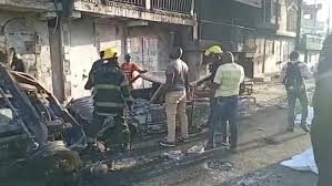 Explosión en Haití.