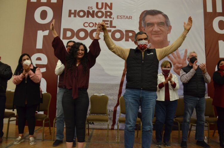 Ovacionan morenistas de Tampico a su precandidato Américo Villarreal