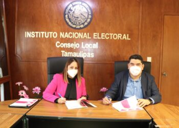 Firman coordinación entre INE-IETAM para la elección de Gubernatura en Tamaulipas