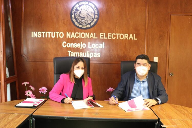 Firman coordinación entre INE-IETAM para la elección de Gubernatura en Tamaulipas