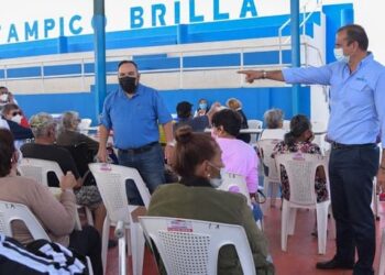 Atienden demanda de vacunación en Tampico con módulo en Puertas Coloradas