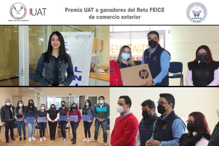 Premia UAT a ganadores del Reto FEICE de comercio exterior