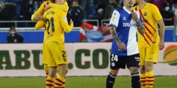Barcelona logra deslucido triunfo 1-0 ante Alavés