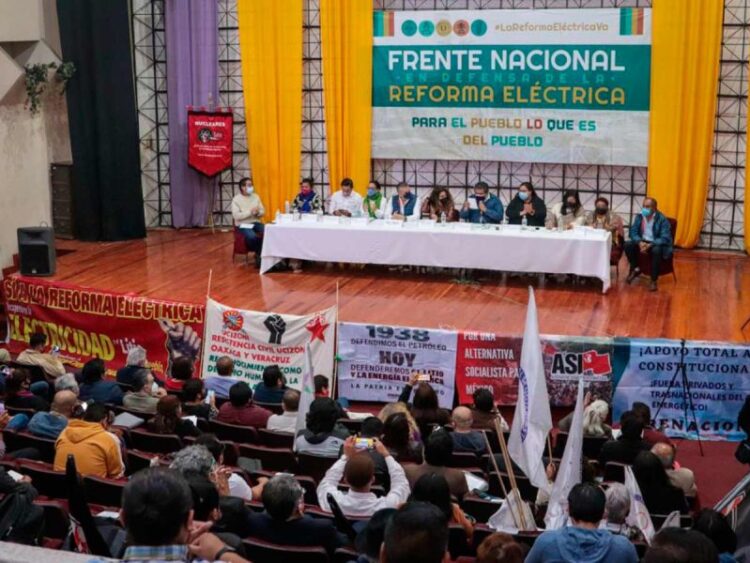 Alistan plantón en San Lázaro para impulsar reforma eléctrica