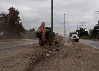 Las principales calles más utilizadas para circular en vehículo también necesitan mantenimiento.