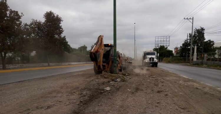 Las principales calles más utilizadas para circular en vehículo también necesitan mantenimiento.