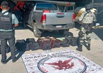 Guardia Nacional asegura cocaína en aeródromo de Morelos y detiene a cinco personas