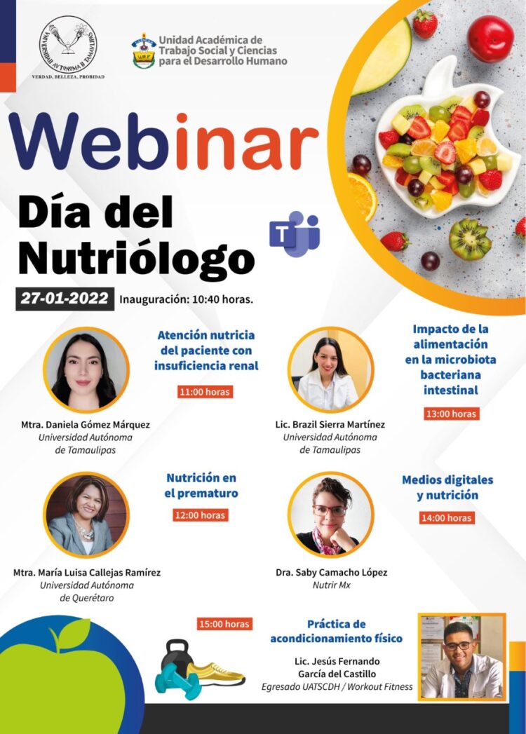 Conmemora UAT Día del Nutriólogo con actividades académicas