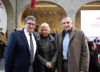 Pide Sánchez Cordero a senadores de Morena refrendar compromiso con la 4-T