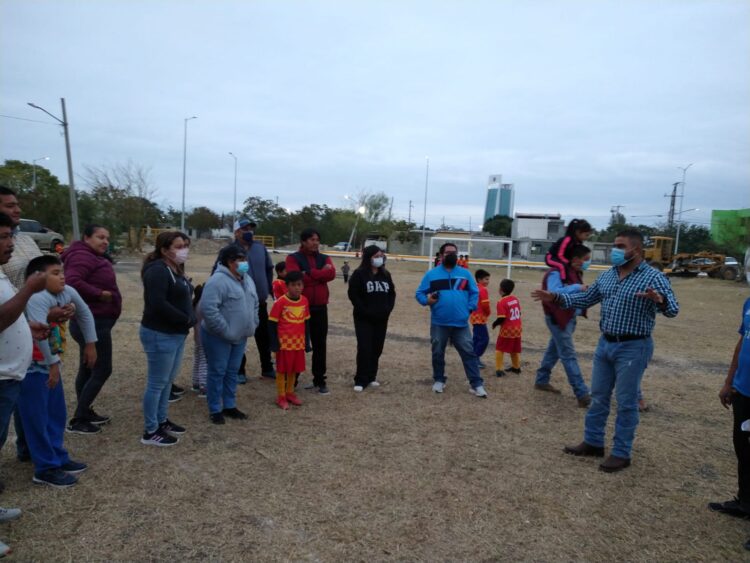 Habilita Gobierno de Victoria espacio deportivo en Pajaritos.
