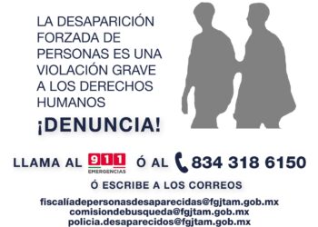Fiscalía de Tamaulipas ofrece 1 millón por secuestradores.