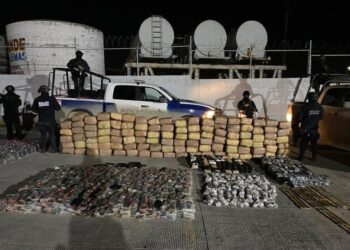 Incautan 677 kilos de marihuana y parque en Miguel Alemán, Tamaulipas