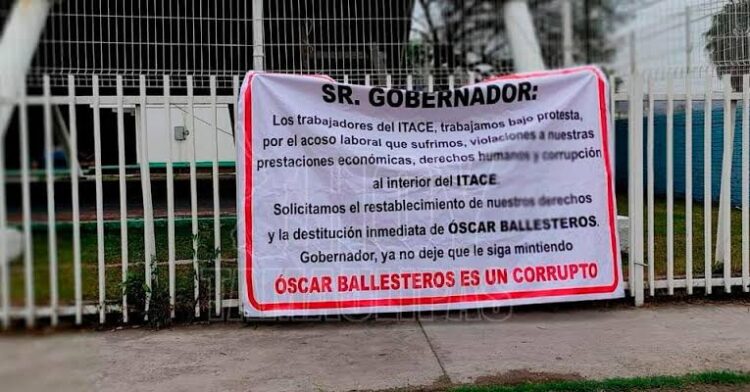 Piden destitución del director del ITACE en la capital de Tamaulipas