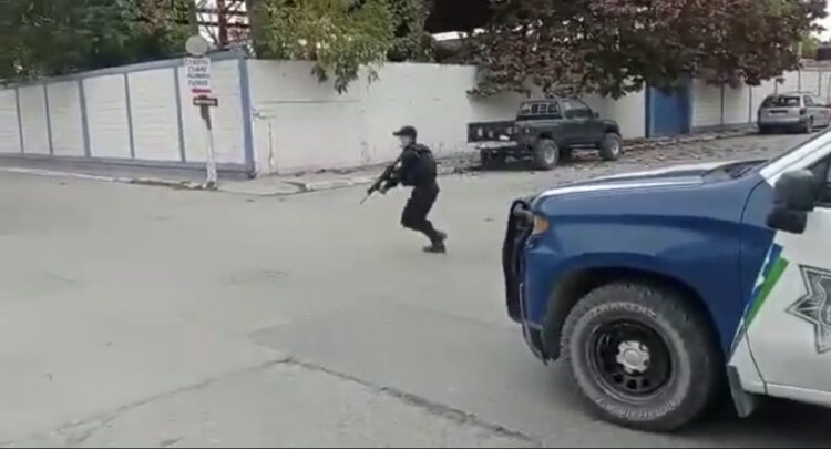 Enfrentamiento a balazos en Cd. Victoria.