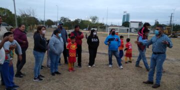 Habilita Gobierno de Victoria espacio deportivo en Pajaritos.