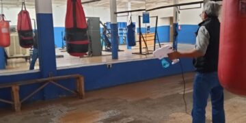Sanitiza Gobierno de Lalo Gattás gimnasios municipales