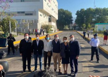 Alcaldes de la UNACDMX llegan al reclusorio Norte para respaldar a Sandra Cuevas