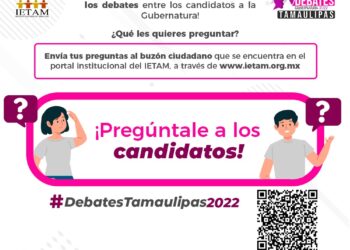 Habrá dos debates entre candidatos a gobernador en abril y mayo: IETAM