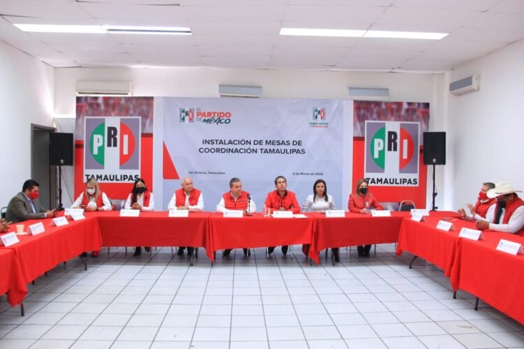Instala PRI mesa de coordinación política de la alianza