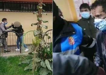 Interrumpen la boda de su padre para exigirle pensión alimenticia