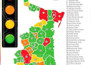 Ciudad Victoria esta en Naranja en el semáforo epidemiológico.