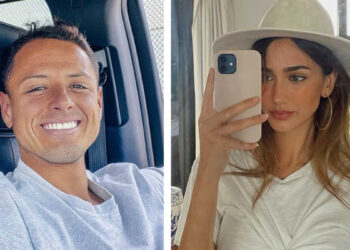 Chicharito presume a su nueva novia